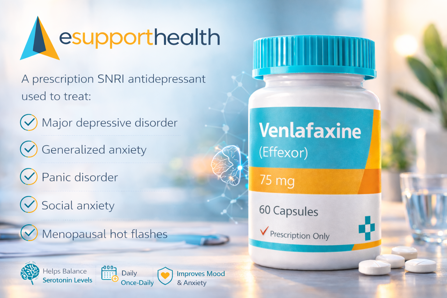 Venlafaxine (Effexor)